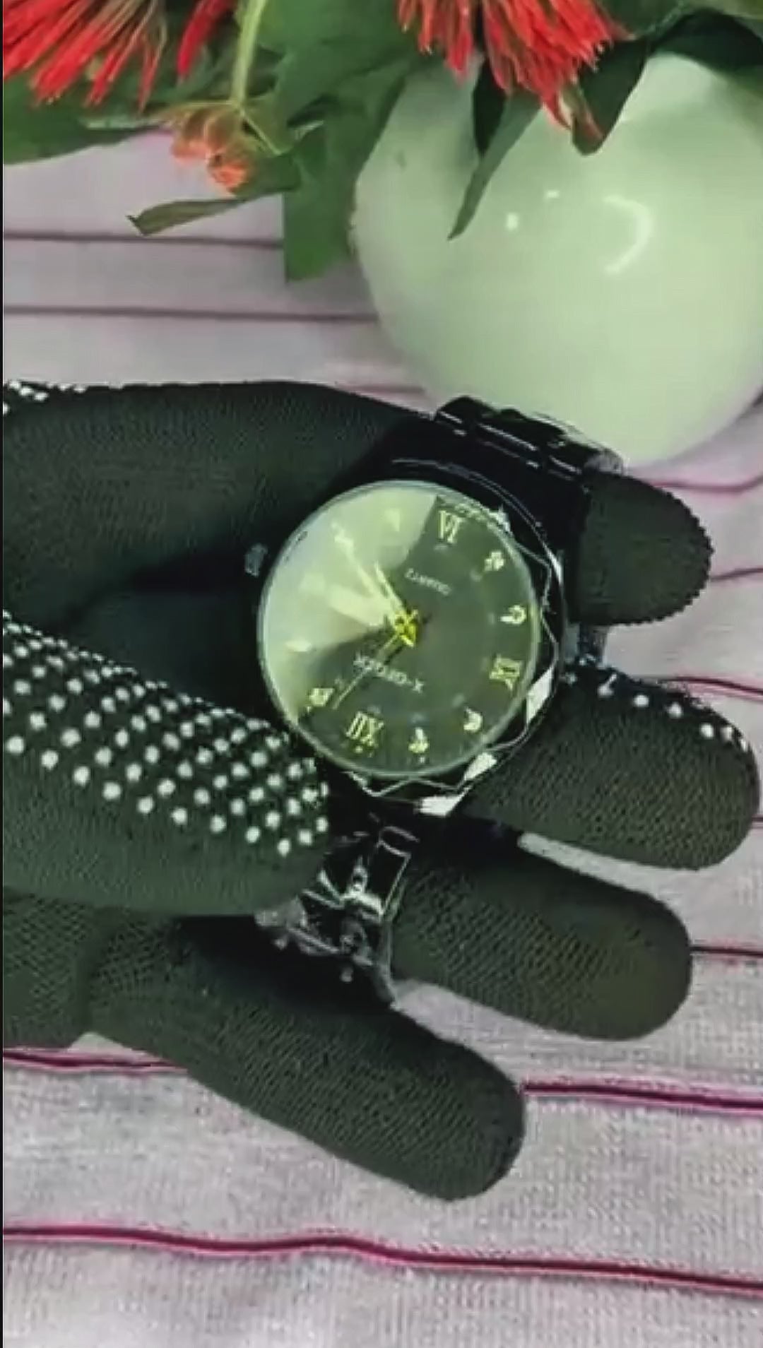 Montre Homme Luxe – Quartz  Acier Inoxydable. Cliquez pour commendé